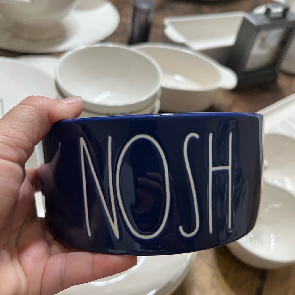 Rae Dunn NOSH Bowl in Navy Blue